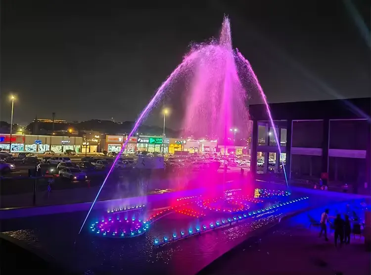 H-10 BON OSM pools and water features project in Saudi Arabia featuring modern aquatic design and landscaping.