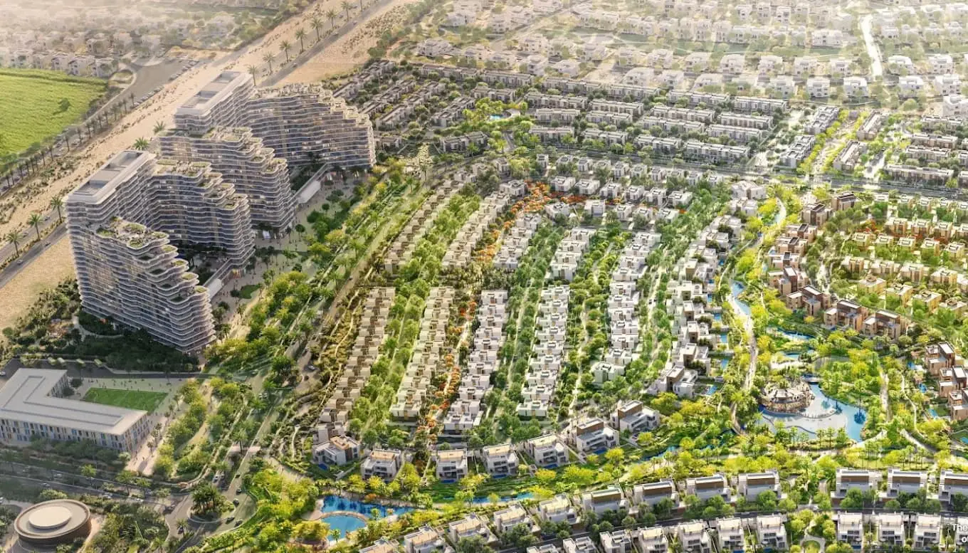 Multi-discipline LOD 300 to LOD 400 BIM model showing structural, architectural, interior design, and MEP system coordination for the Haven by Aldar residential development